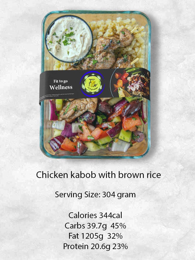 Chicken kabob with brown rice-min Chicken kabob with brown rice-min