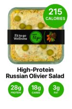 High Protein Russian Olivier Salad
