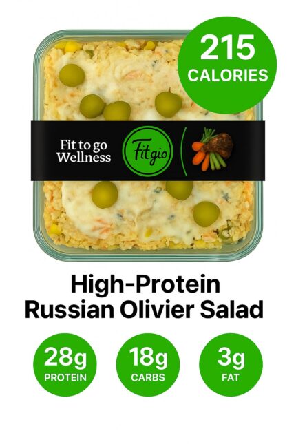 High Protein Russian Olivier Salad