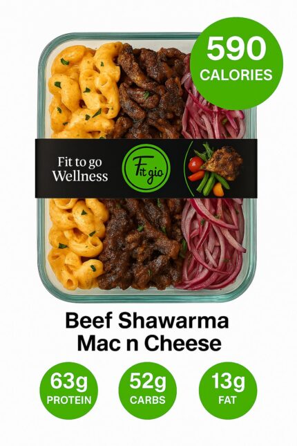beef shawarma mac n cheese