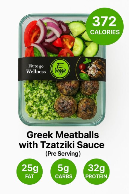 Greek meatballs with Tzatziki sauce