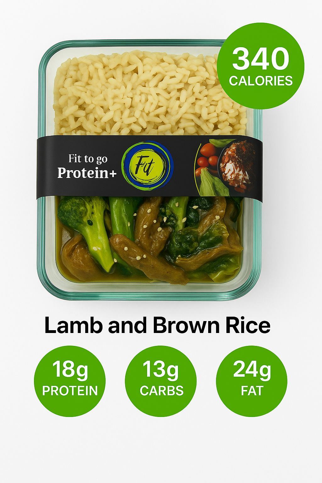 Lamb and brown rice