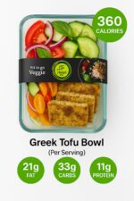Greek tofu bowl