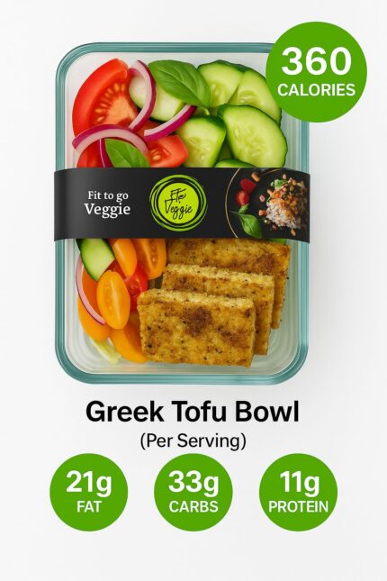 Greek tofu bowl