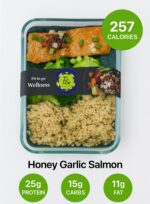 Honey garlic salmon