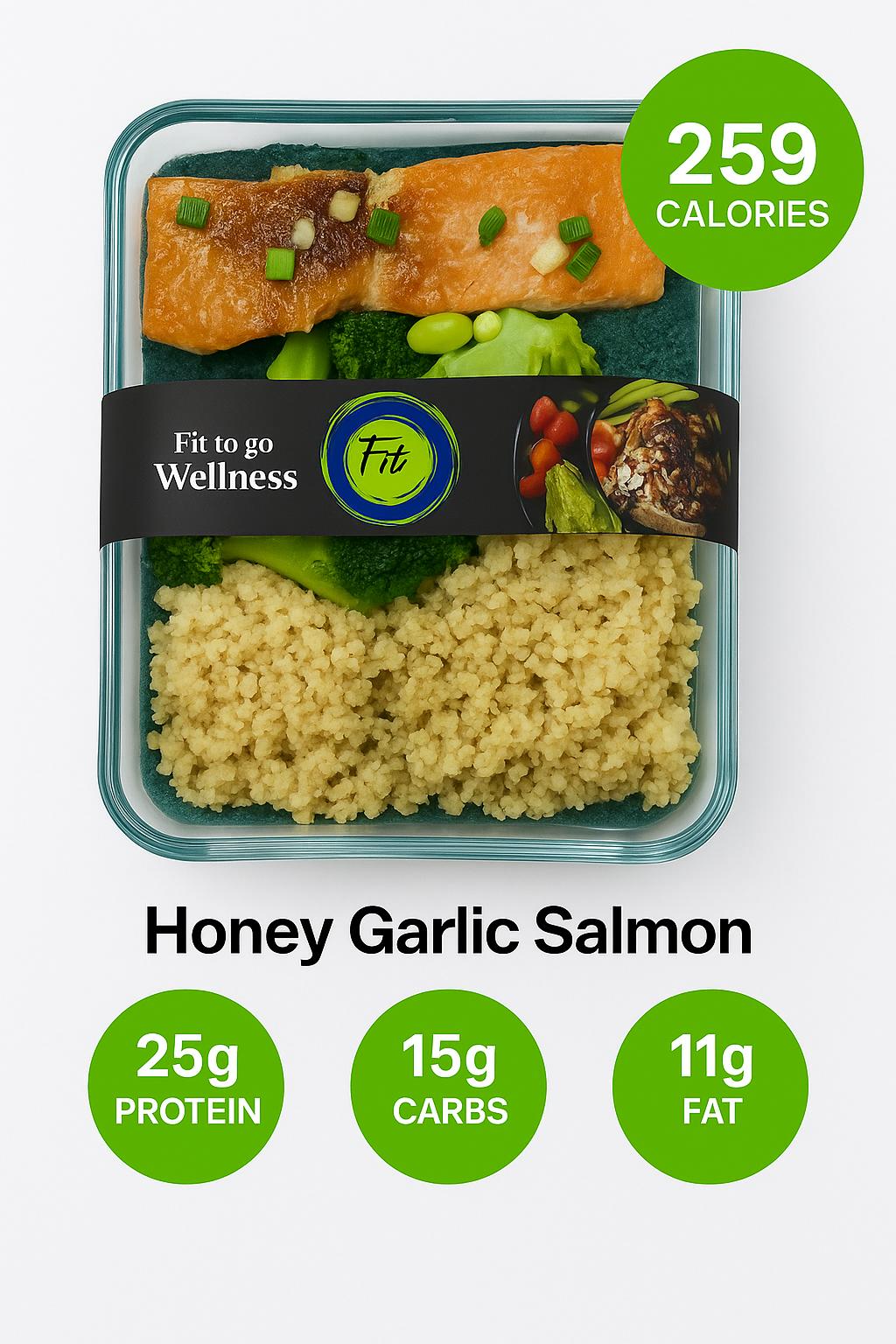 Honey garlic salmon